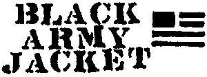 BLACK ARMY JACKET patch