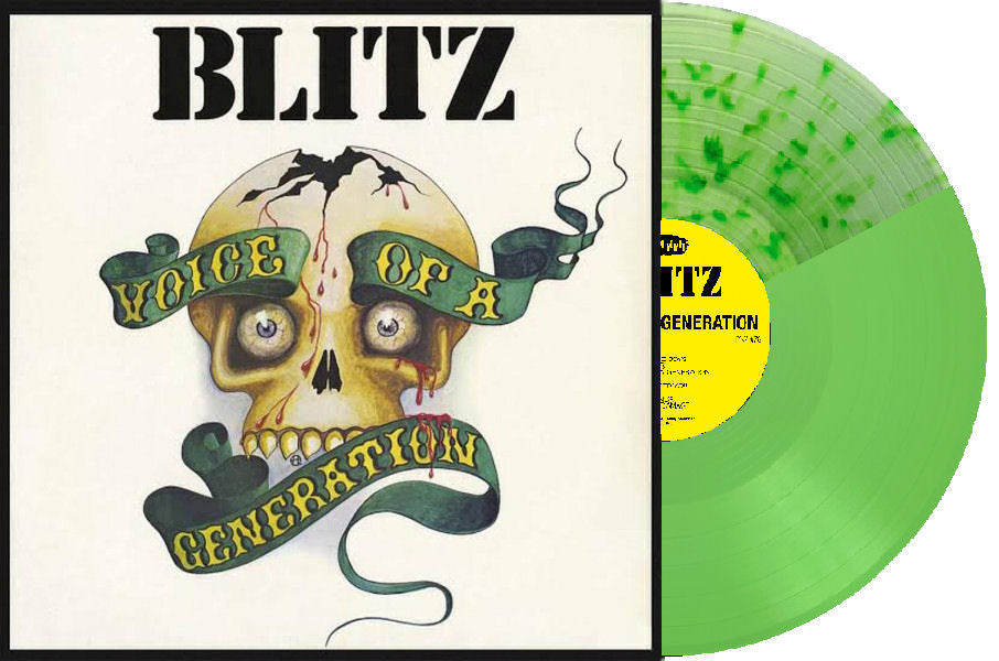 Blitz - Voice Of A Generation  NEW LP (green/clear shotgun green split indie exclusive)
