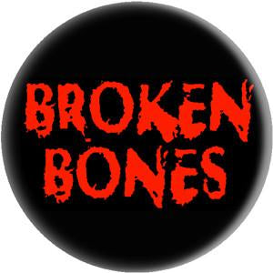 BROKEN BONES LOGO button (1 inch)