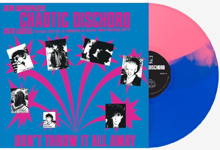 Chaotic Dischord - Dont Throw It All Away (plus singles) NEW LP (pink/blue vinyl)