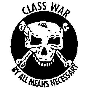 CLASS WAR SKULL sticker