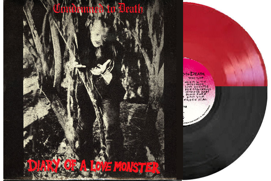 Condemned To Death - Diary Of A Love Monster NEW LP (red/black vinyl)