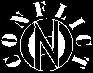 CONFLICT BLACK LOGO patch