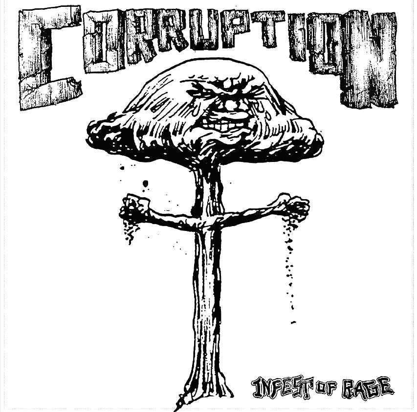 Corruption - Infest Of Rage NEW LP (only 100 copies pressed)