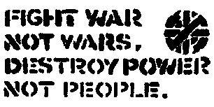 CRASS - WAR sticker