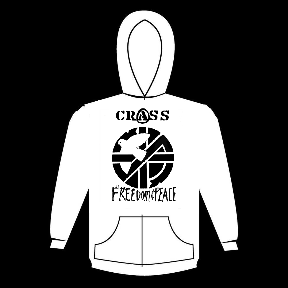 CRASS FREEDOM AND PEACE hoodie