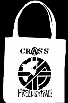CRASS FREEDOM PEACE tote