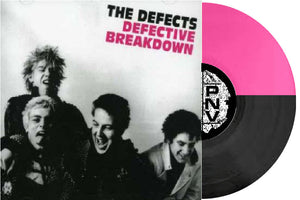 Defects ‎- Defective Breakdown (pink/black split vinyl) NEW LP