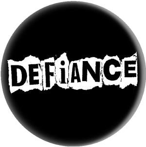 DEFIANCE LOGO button (1 inch)