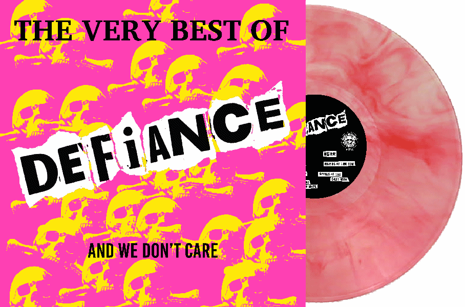 Defiance - Best Of And We Dont Care (pink and yellow swirl) NEW LP