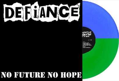 Defiance - No Future No Hope NEW LP (green/blue vinyl)