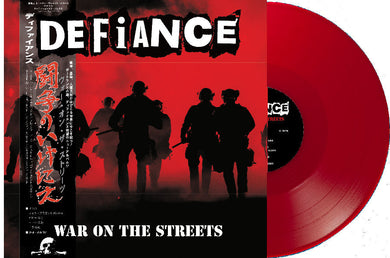 Defiance - War On The Streets NEW LP (japanese edition red vinyl)