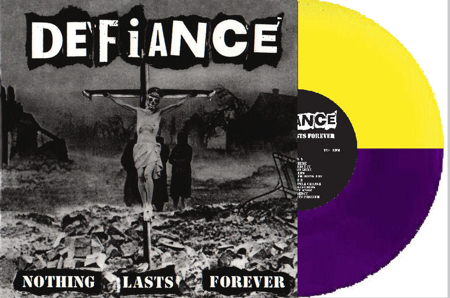 Defiance - Nothing Lasts Forever NEW LP (purple/yellow vinyl)