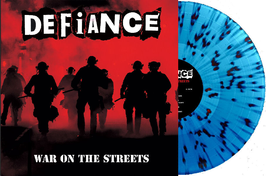 Defiance - War On The Streets NEW LP (blue w/ red splatter vinyl)