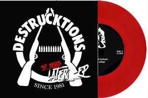 Destrucktions - 40 Years Later  NEW 7" (red vinyl)