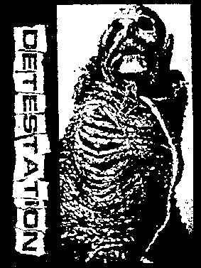 DETESTATION SKULL back patch