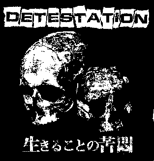 DETESTATION SKULLS back patch