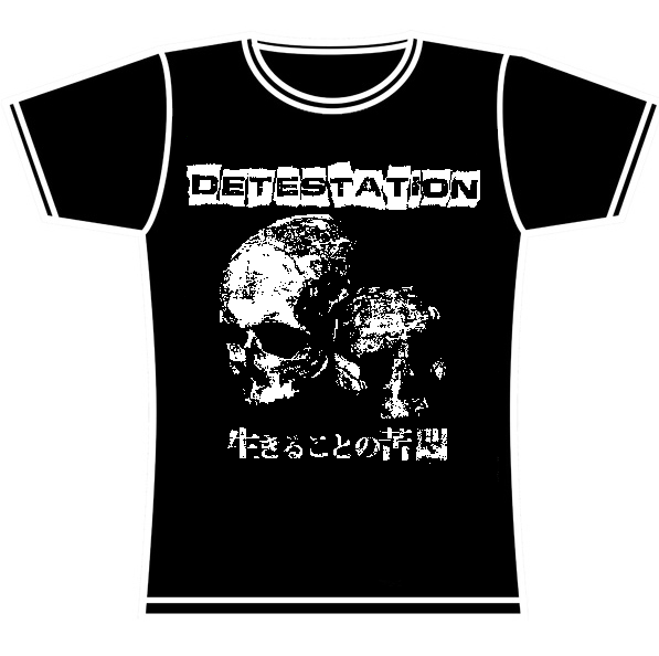 DETESTATION SKULLS GIRLS TSHIRT