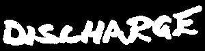 DISCHARGE LOGO sticker