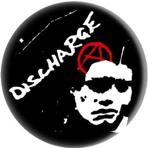 DISCHARGE BLACK button