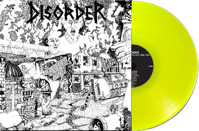 Disorder - 86 to 94 (singles and splits) NEW LP (indie exclusive yellow vinyl)