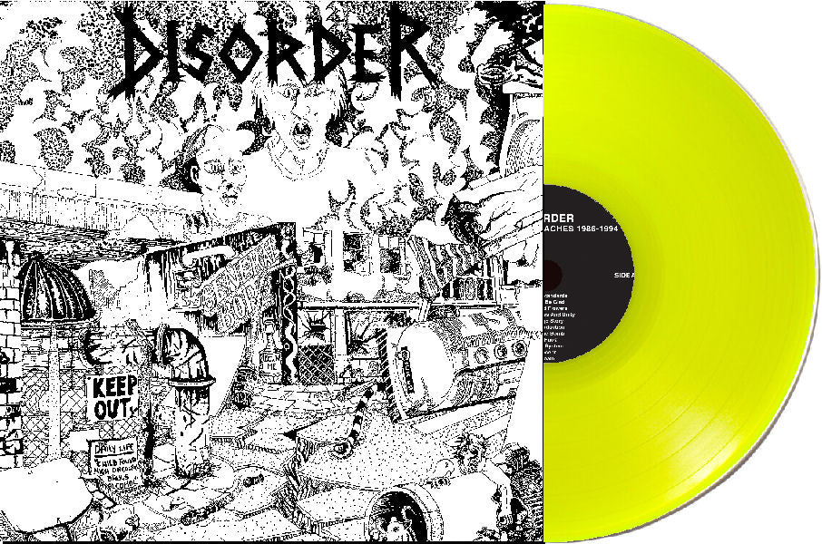 Disorder - 86 to 94 (singles and splits) NEW LP (indie exclusive yellow vinyl)