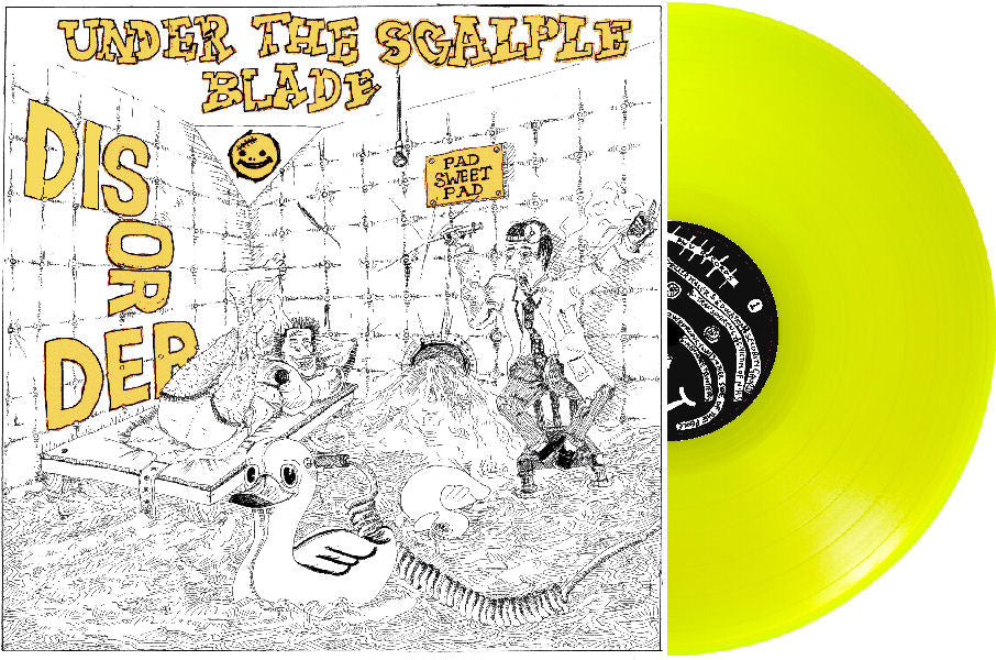 Disorder - Under The Scalple Blade NEW LP (yellow vinyl)