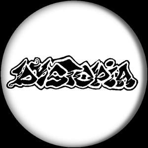 DYSTOPIA LOGO button (1 inch)
