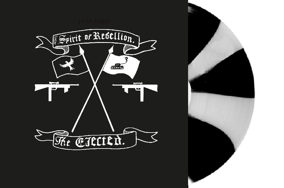 Ejected ‎- The Spirit Of Rebellion NEW LP (white and black pinwheel vinyl)