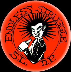 ENDLESS STRUGGLE button (1 inch)