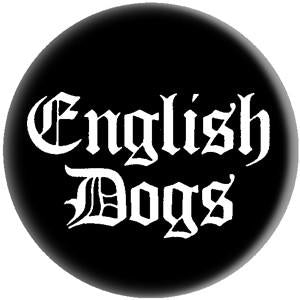 ENGLISH DOGS LOGO button (1 inch)