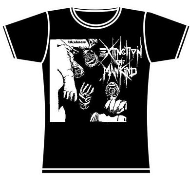 EXTINCTION OF MANKIND GIRLS TSHIRT