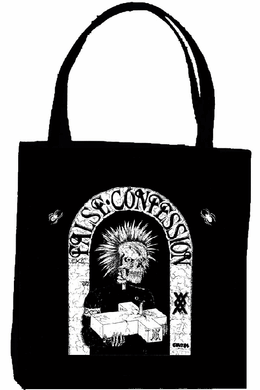 FALSE CONFESSION CROSS tote