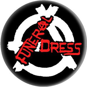 FUNERAL DRESS button (1 inch)