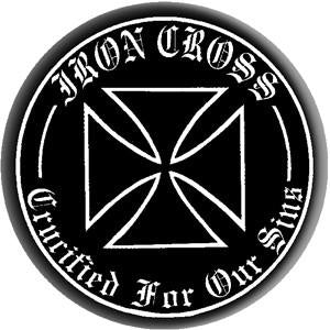 IRON CROSS button (1 inch)
