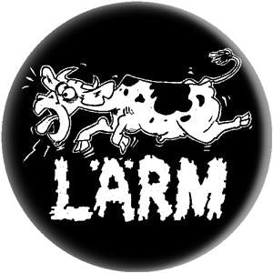 LARM button (1 inch)