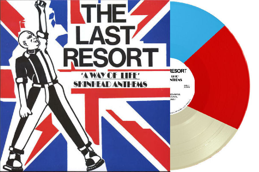 Last Resort ‎- A Way Of Life - Skinhead Anthems NEW LP (indie exclusive white/red/blue vinyl)