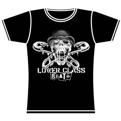 LOWER CLASS BRATS SKULL GIRLS TSHIRT
