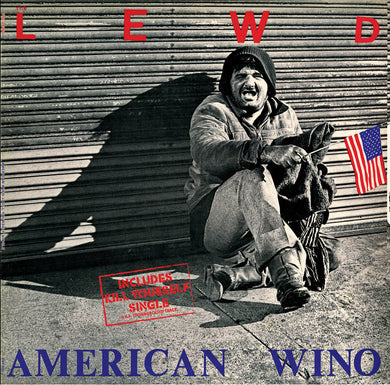 Lewd - American Wino NEW LP (black vinyl vinyl)