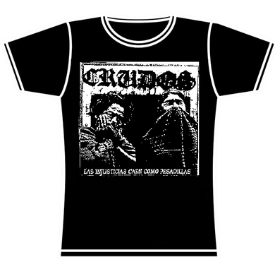 LOS CRUDOS INJUSTICIAS GIRLS TSHIRT