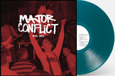 Major Conflict - NYHC 1983 NEW LP (indie exclusive sea blue vinyl)