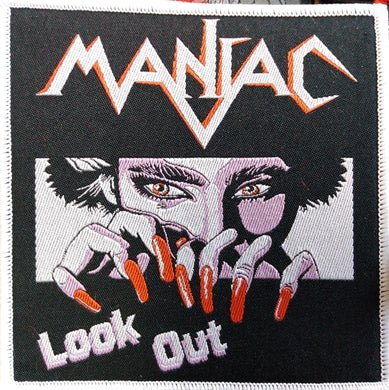 MANIAC Look Out EMBROIDERED PATCH