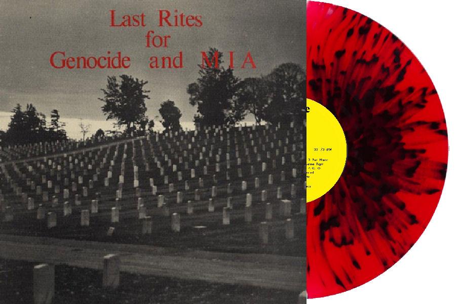 MIA/Genocide - Last Rites NEW LP (red with black splatter vinyl)