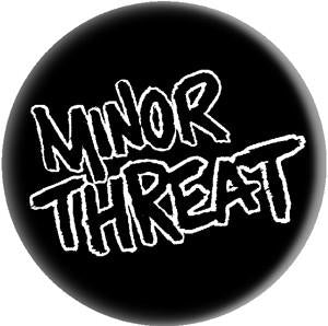 MINOR THREAT LOGO button (1 inch)