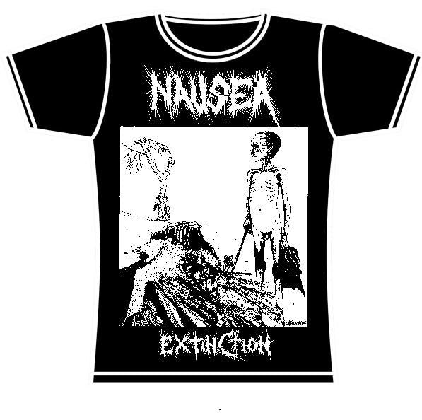 NAUSEA EXTINCTION GIRLS TSHIRT