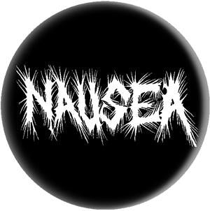 NAUSEA LOGO button (1 inch)
