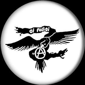 OI POLLOI BIRD button (1 inch)
