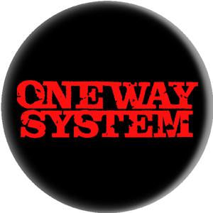 ONEWAY SYSTEM LOGO button (1 inch)