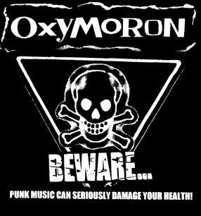 OXYMORON BEWARE back patch