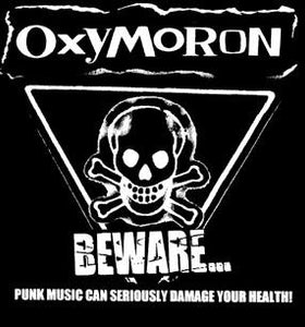 OXYMORON BEWARE back patch